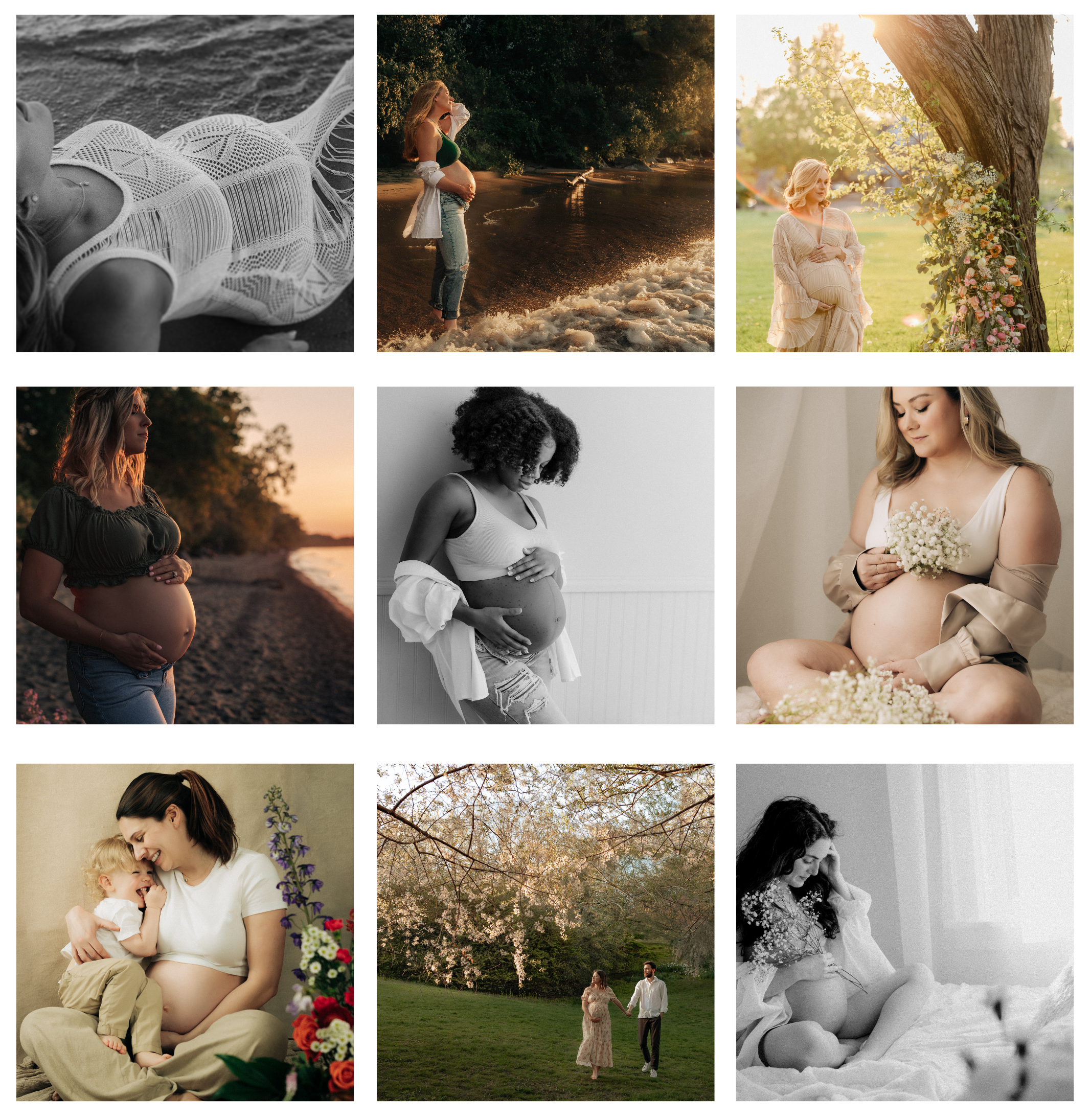 a photographer in Rochester NY shares her favorite maternity photos from 2023